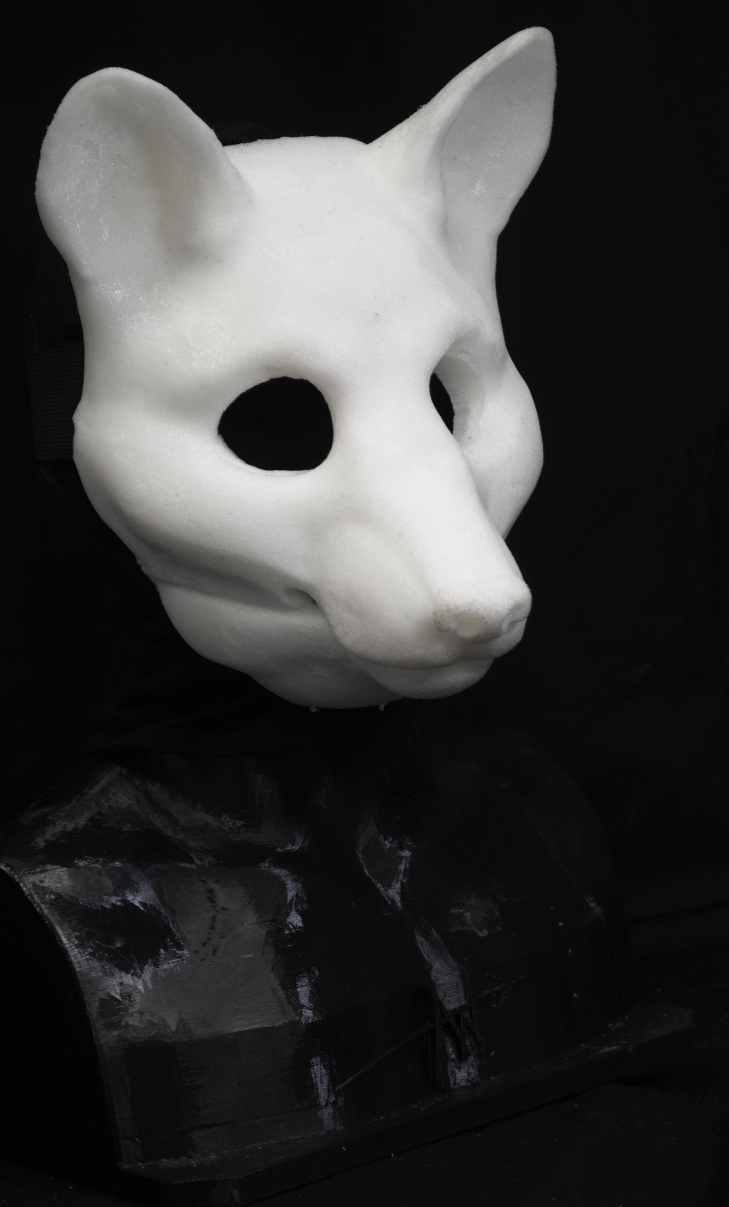 Slimline Fox soft foam head base for LARP costumes, mascots and fursuits.