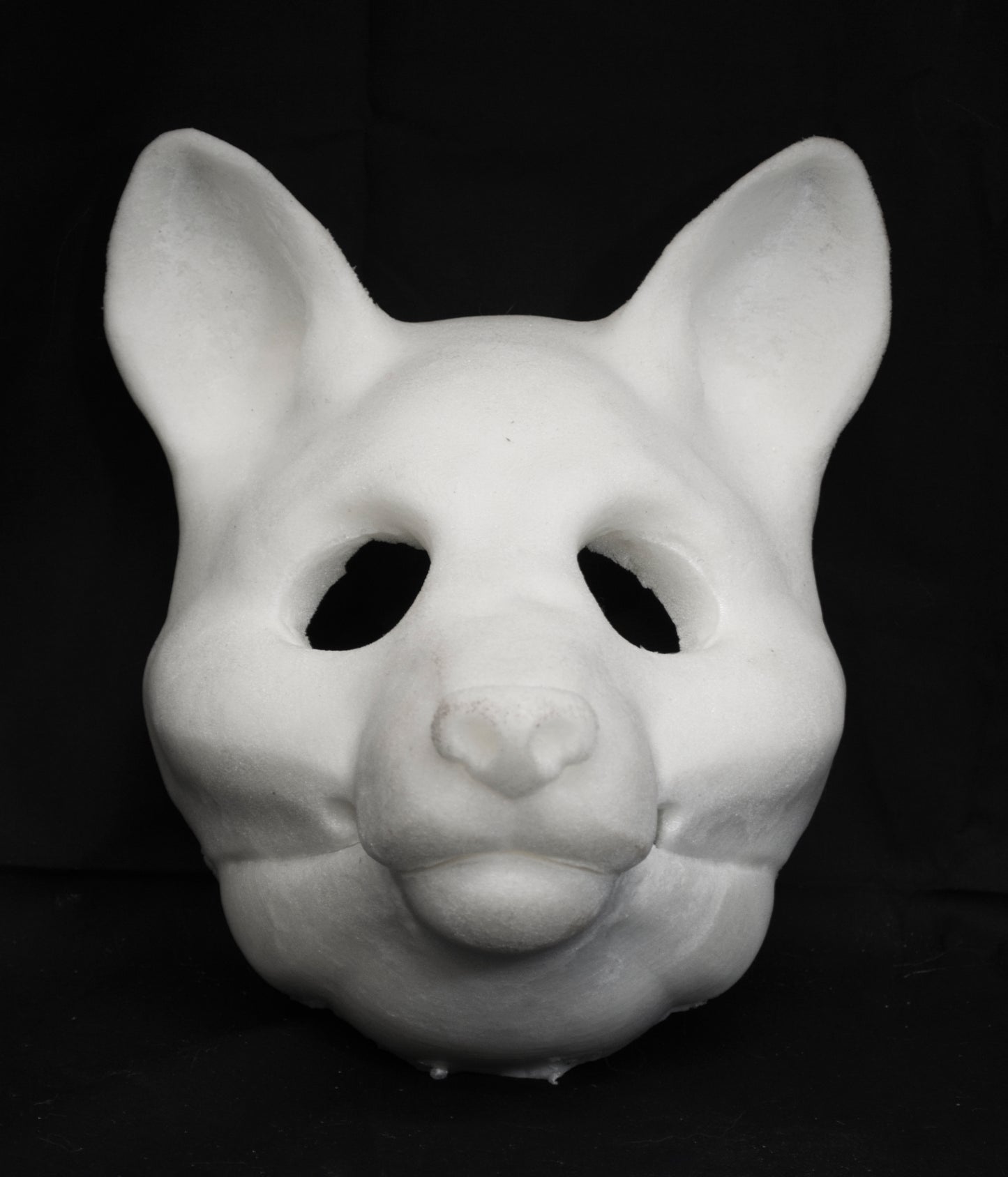 Slimline Fox soft foam head base for LARP costumes, mascots and fursuits.