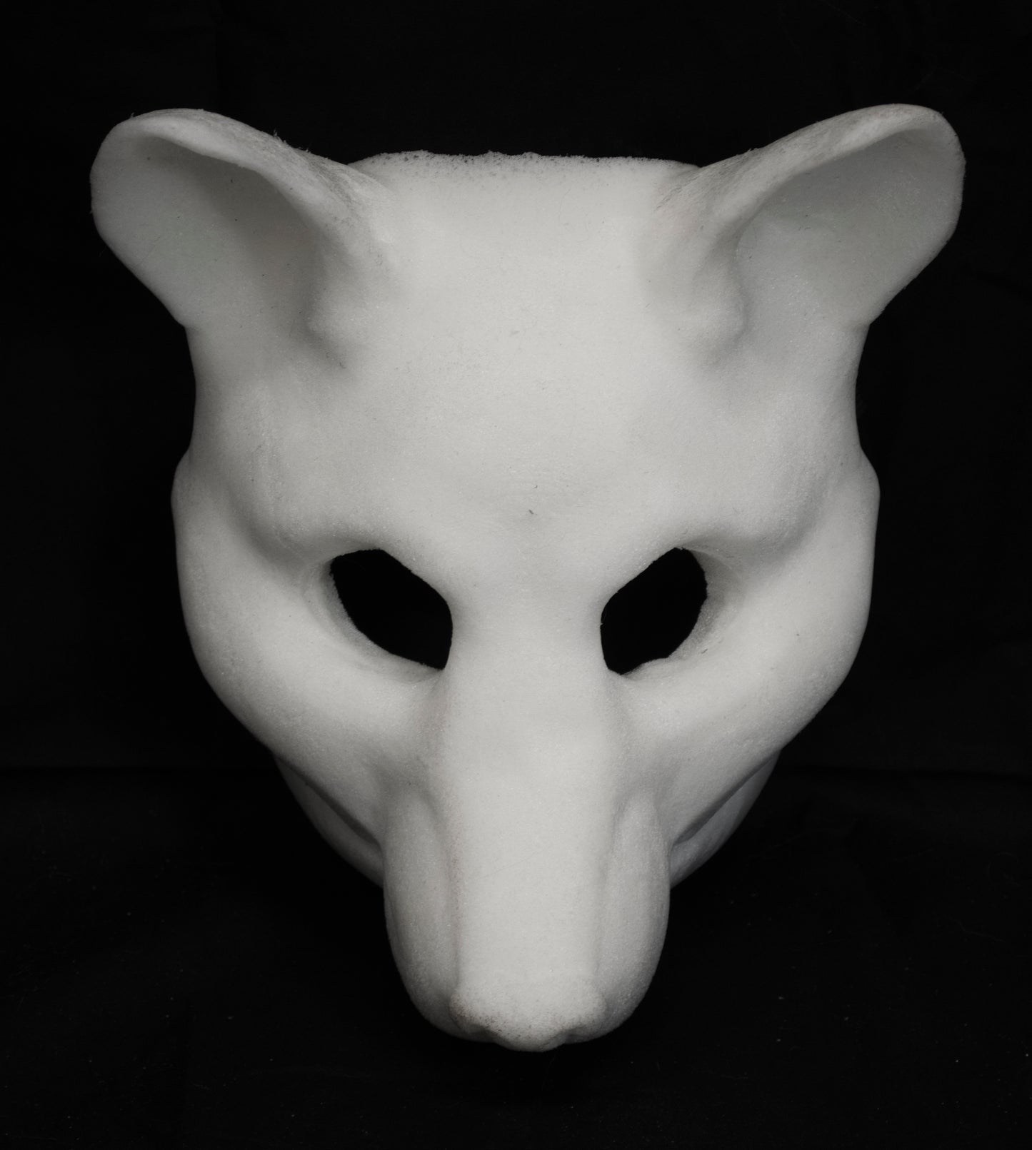 Slimline Fox soft foam head base for LARP costumes, mascots and fursuits.