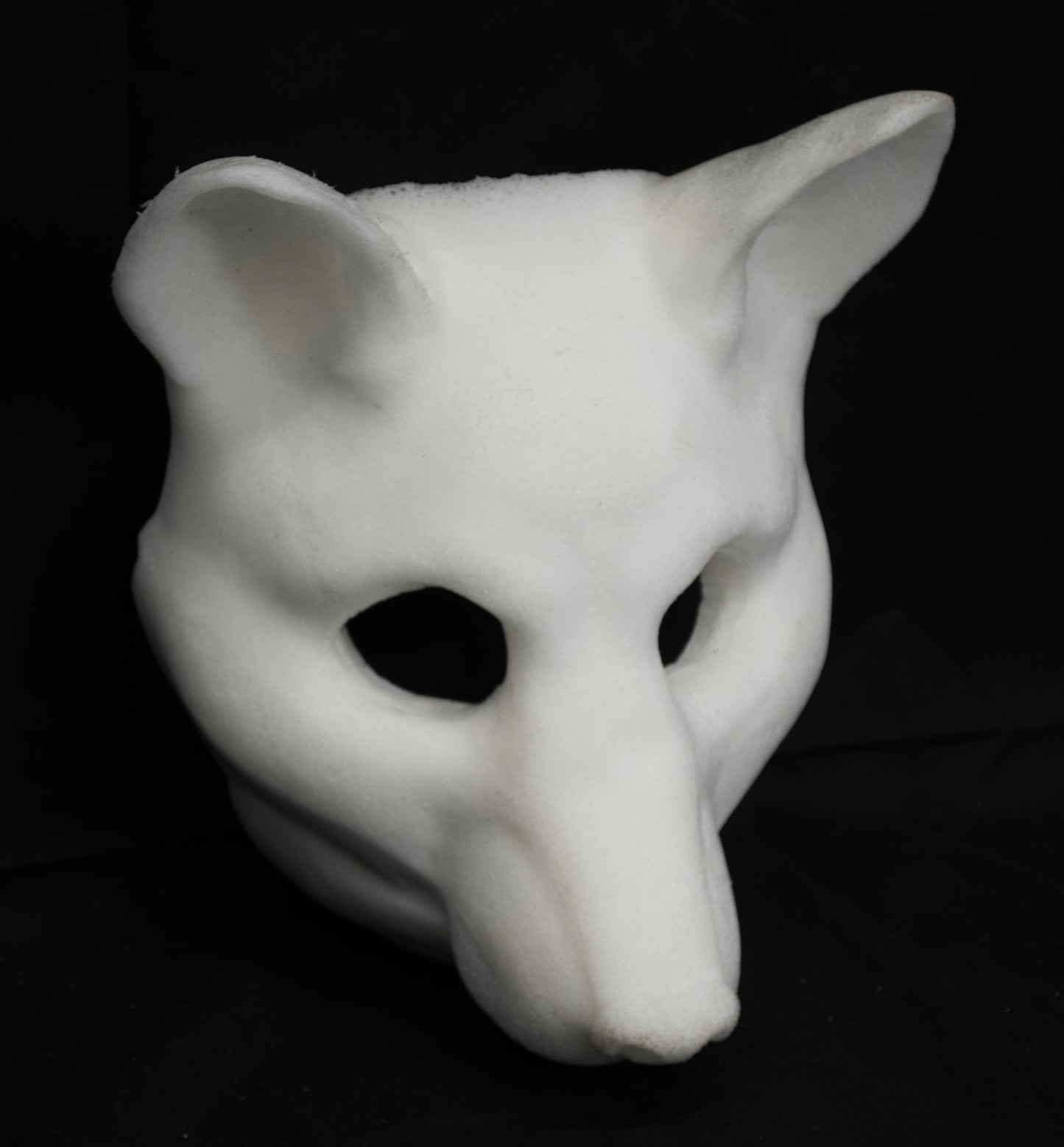 Slimline Fox soft foam head base for LARP costumes, mascots and fursuits.