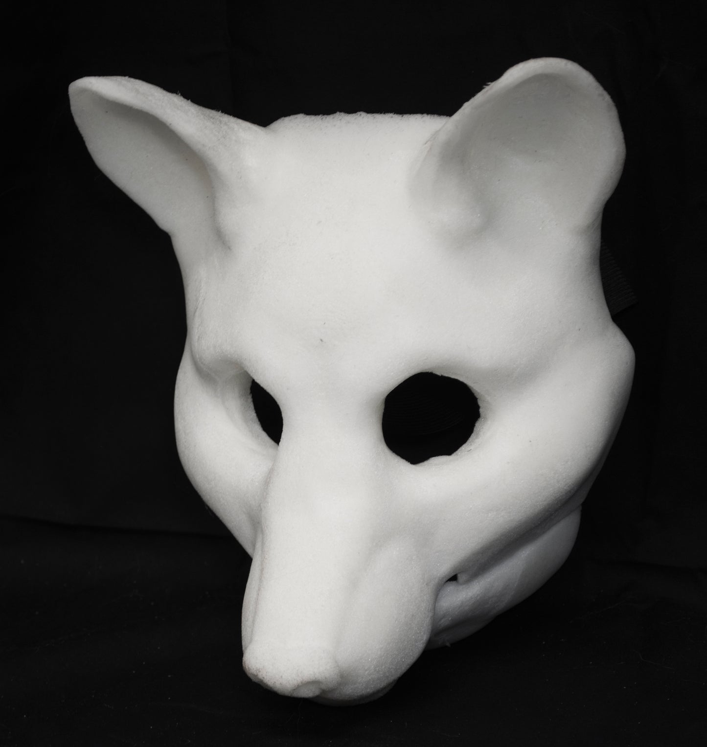 Slimline Fox soft foam head base for LARP costumes, mascots and fursuits.