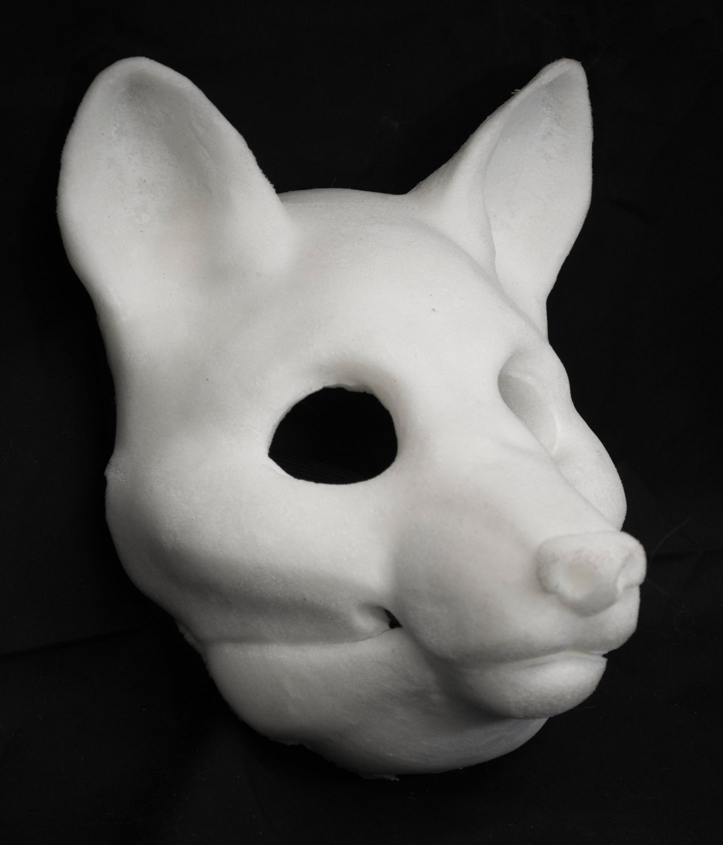Slimline Fox soft foam head base for LARP costumes, mascots and fursuits.