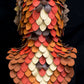 Custom painted Scaled hooded Awaykin mask