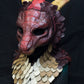 Awaykin Red Dragon: Made to order combat friendly Scaled LARP half mask