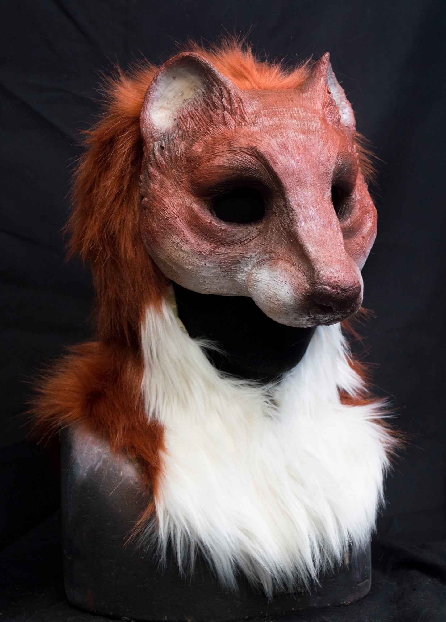 Awaykin Weasel : Made to order combat friendly LARP half mask (Copy)