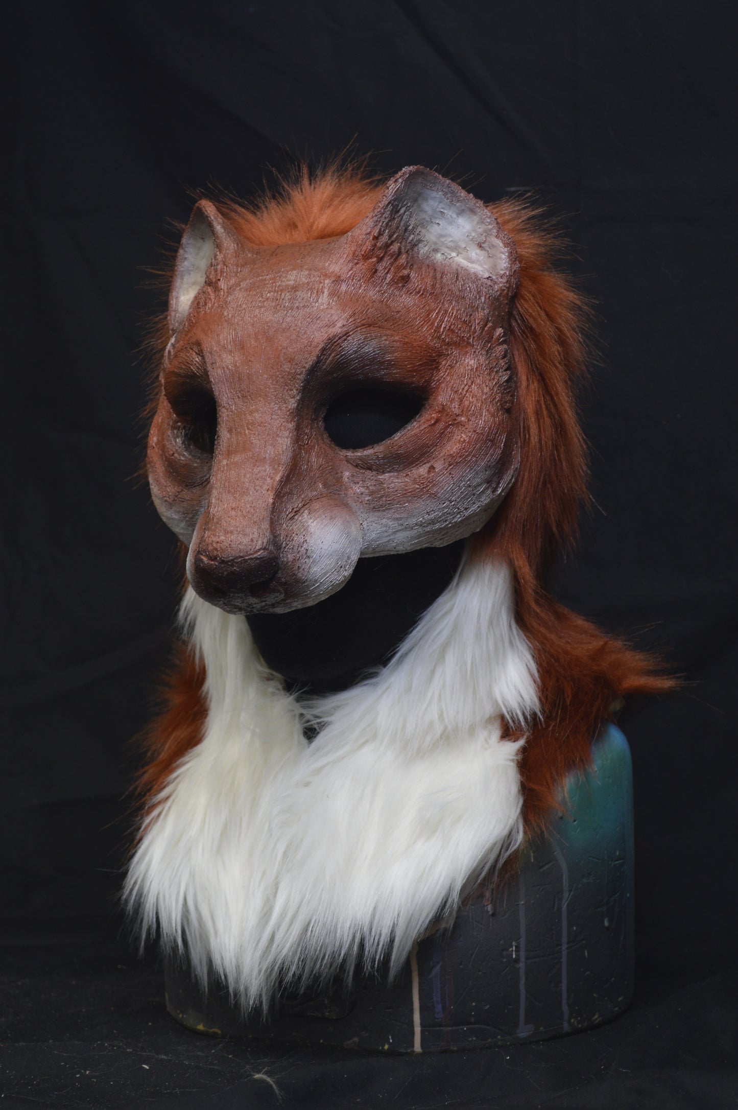 Custom painted hooded Awaykin mask