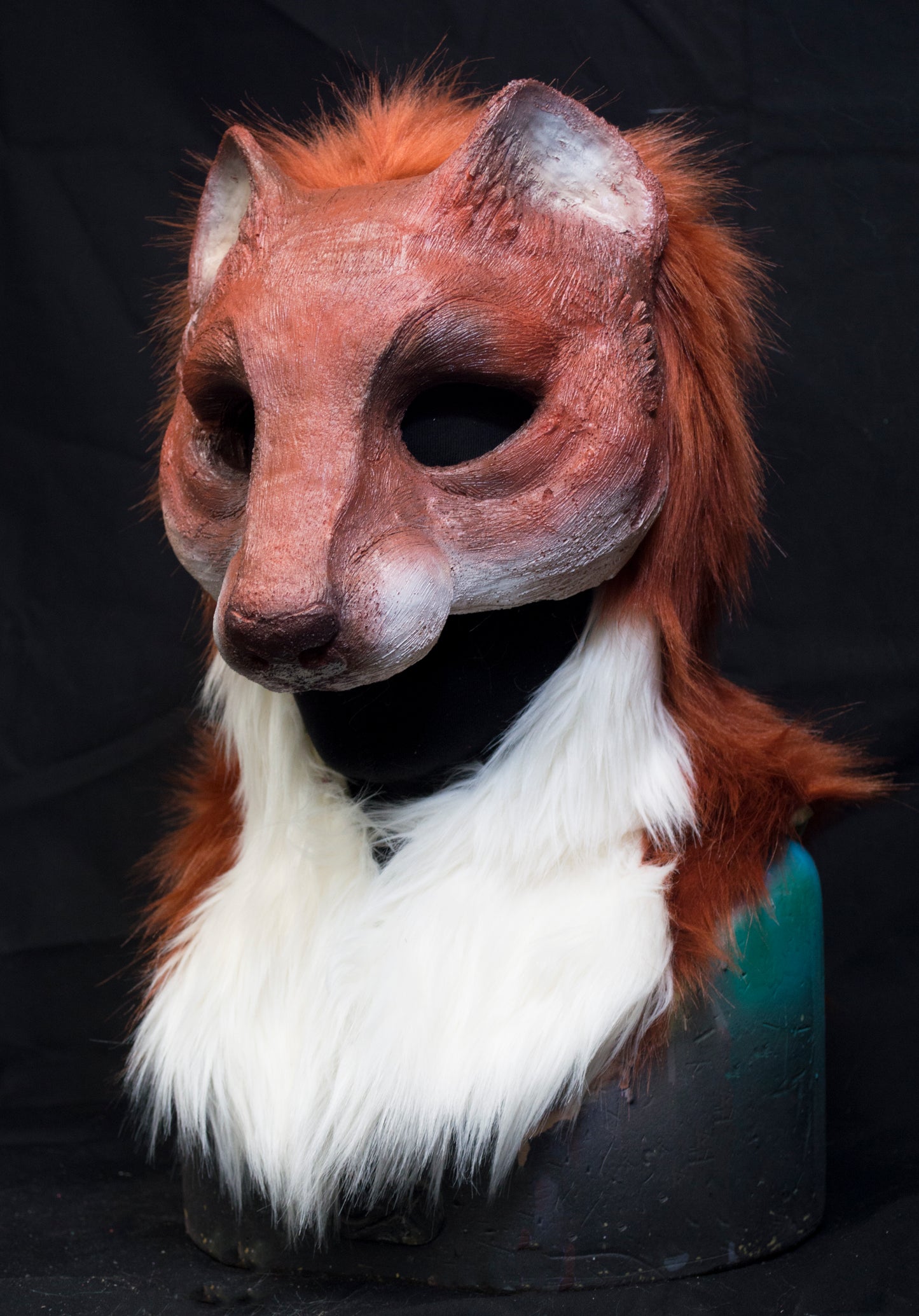 Awaykin Weasel : Made to order combat friendly LARP half mask (Copy)