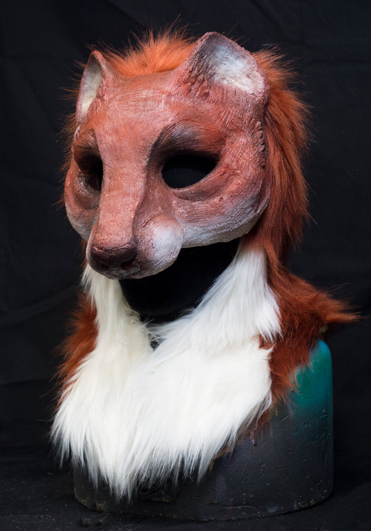 Awaykin Weasel : Made to order combat friendly LARP half mask (Copy)