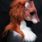 Awaykin Weasel : Made to order combat friendly LARP half mask (Copy)