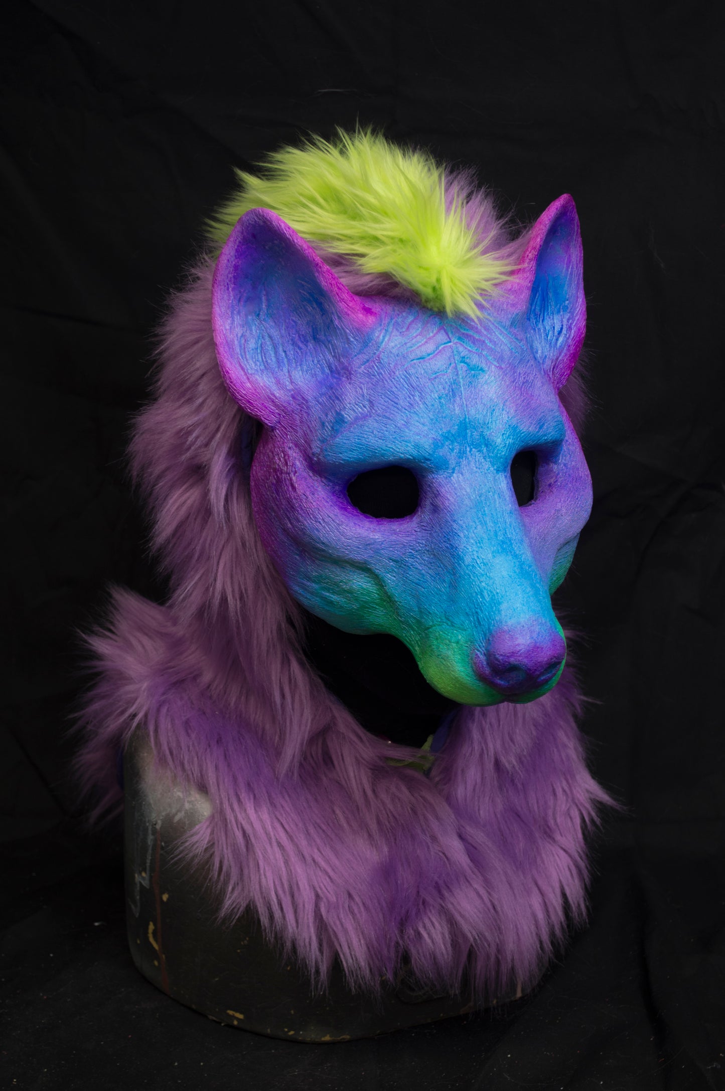Custom painted hooded Awaykin mask