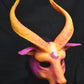 Custom painted hooded Awaykin mask with horns