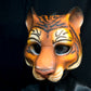 Awaykin Tiger: Made to order combat friendly LARP painted half mask