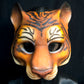 Awaykin Tiger: Made to order combat friendly LARP painted half mask