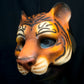 Awaykin Tiger: Made to order combat friendly LARP painted half mask