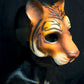 Awaykin Tiger: Made to order combat friendly LARP painted half mask