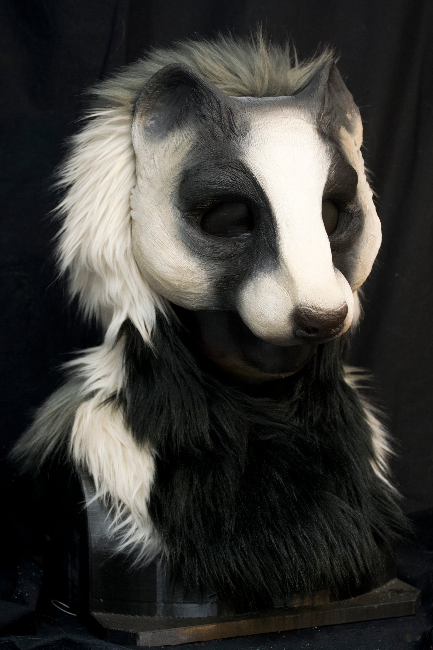Awaykin Badger Made to order combat friendly LARP half mask