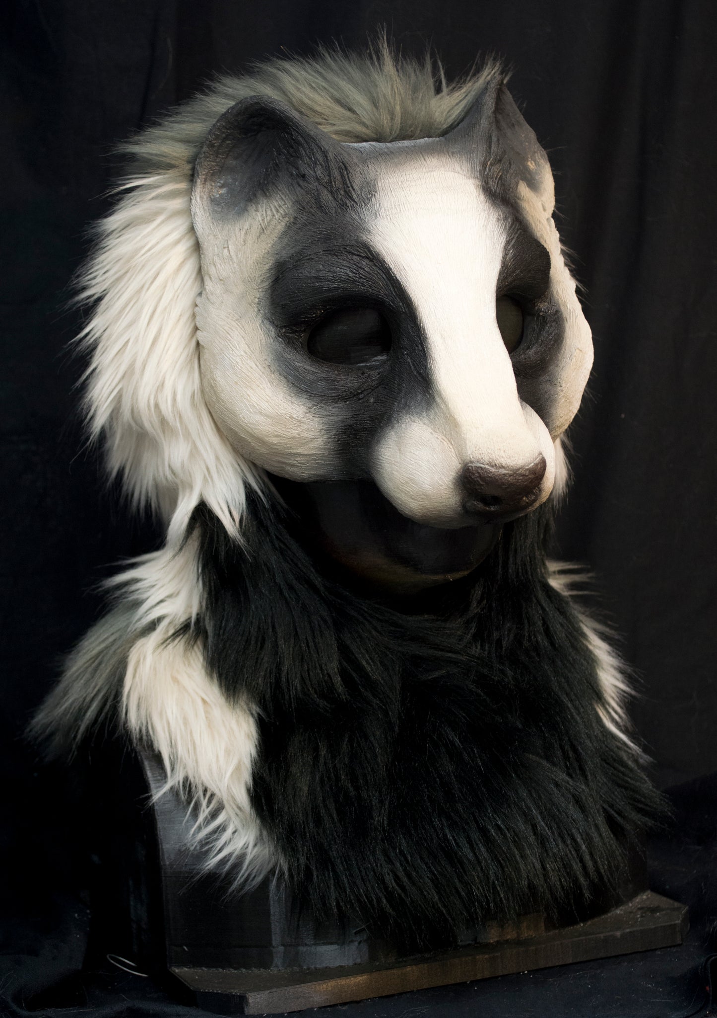 Awaykin Badger Made to order combat friendly LARP half mask