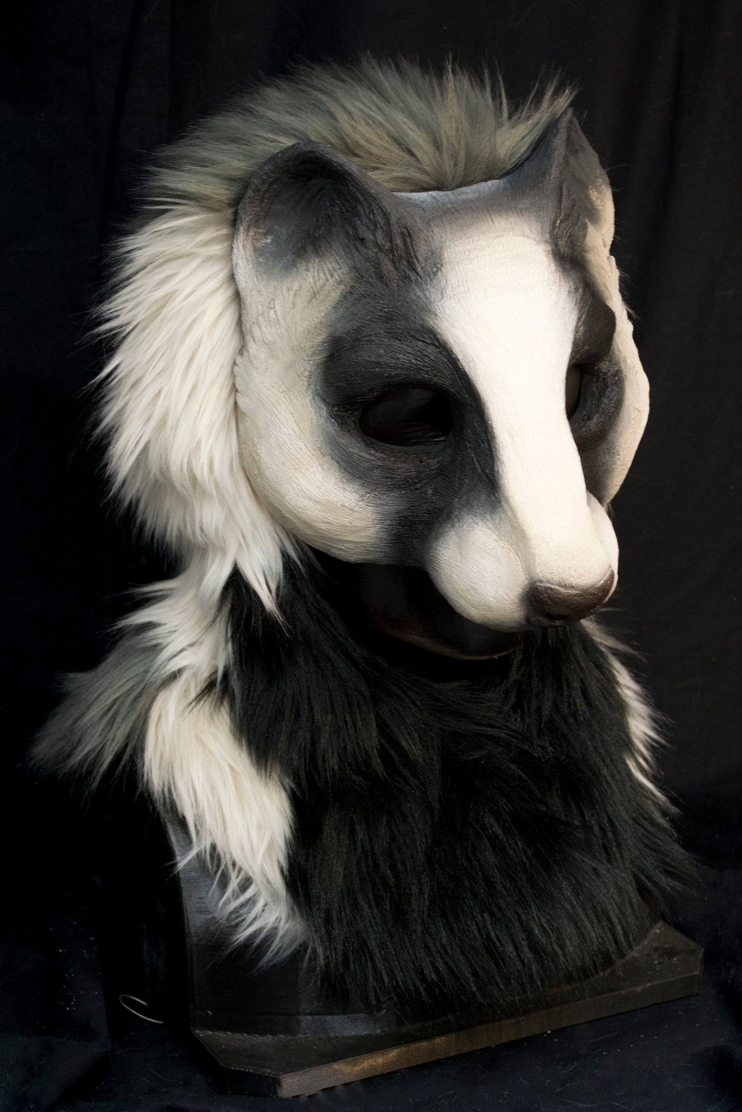 Awaykin Badger Made to order combat friendly LARP half mask
