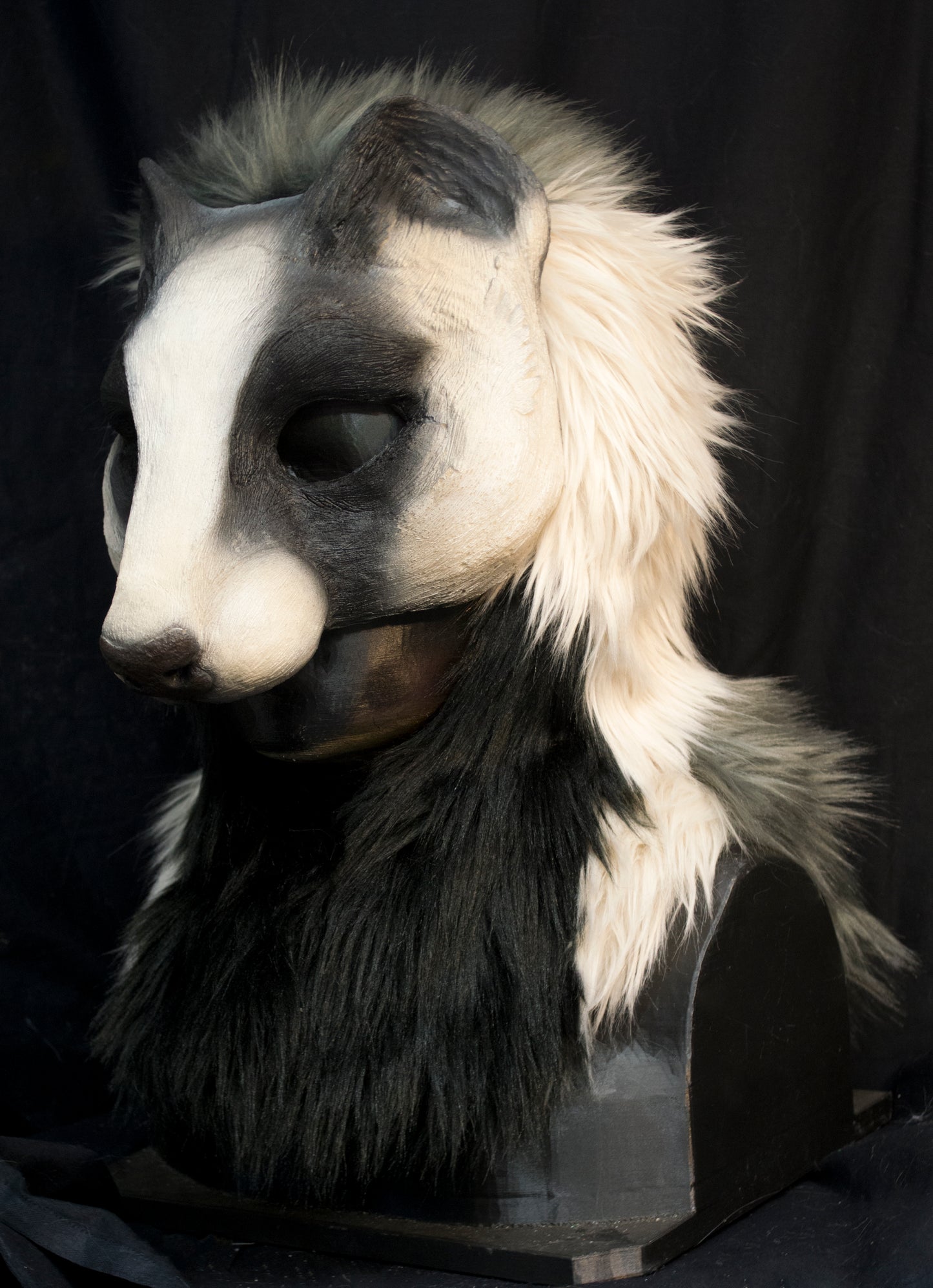 Awaykin Badger Made to order combat friendly LARP half mask