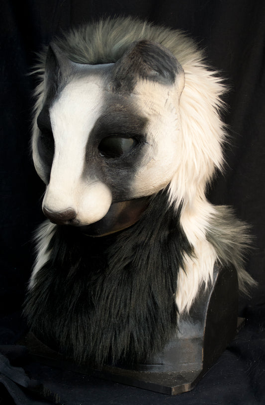Awaykin Badger Made to order combat friendly LARP half mask