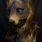 Awaykin Brown Bear Made to order combat friendly LARP half mask