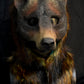 Awaykin Brown Bear Made to order combat friendly LARP half mask