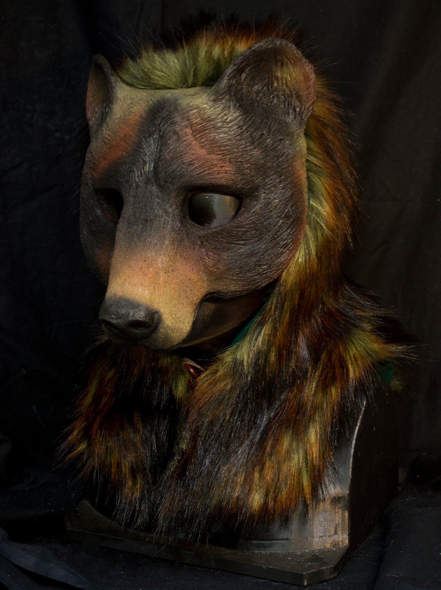 Awaykin Brown Bear Made to order combat friendly LARP half mask