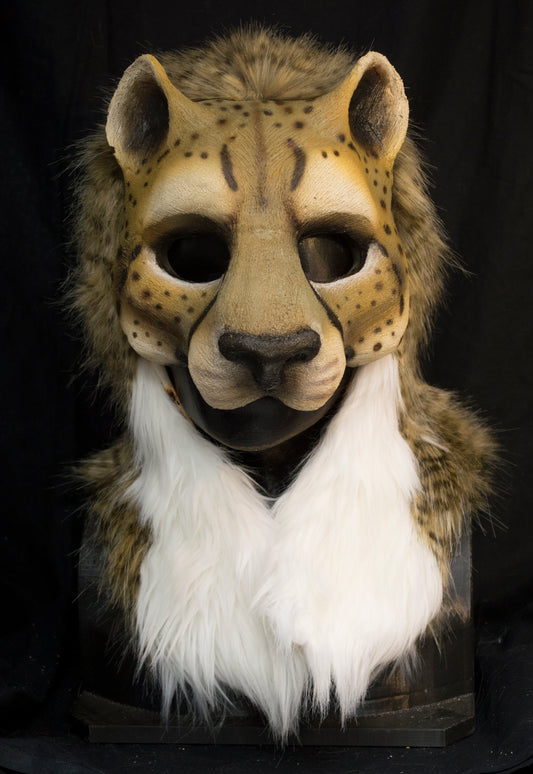 Awaykin Cheetah: Made to order combat friendly LARP half mask