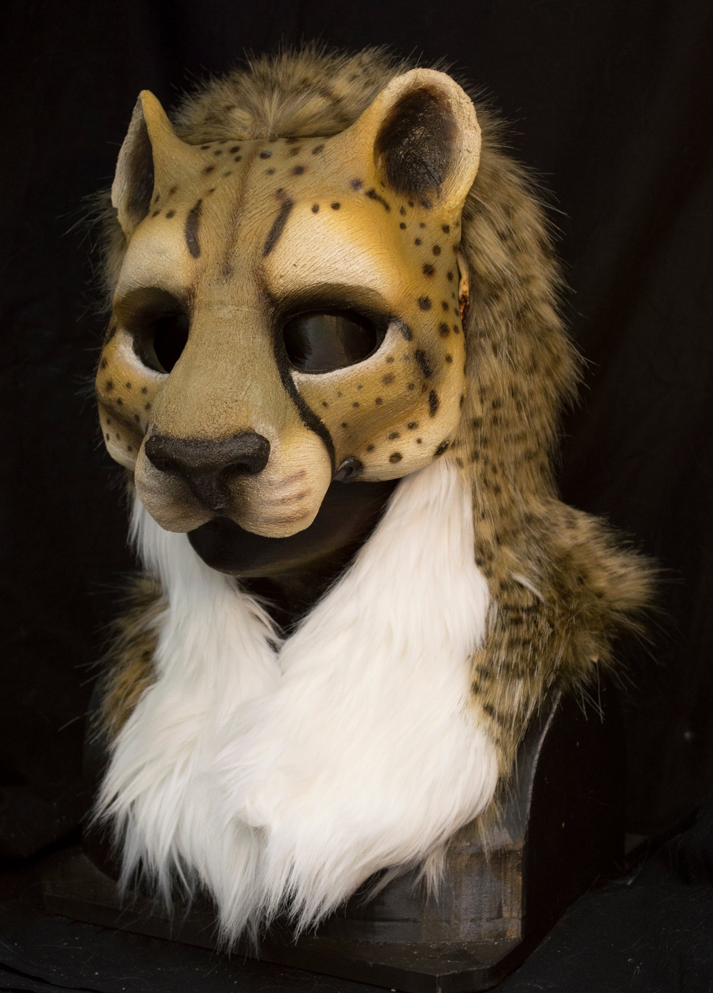 Awaykin Cheetah: Made to order combat friendly LARP half mask