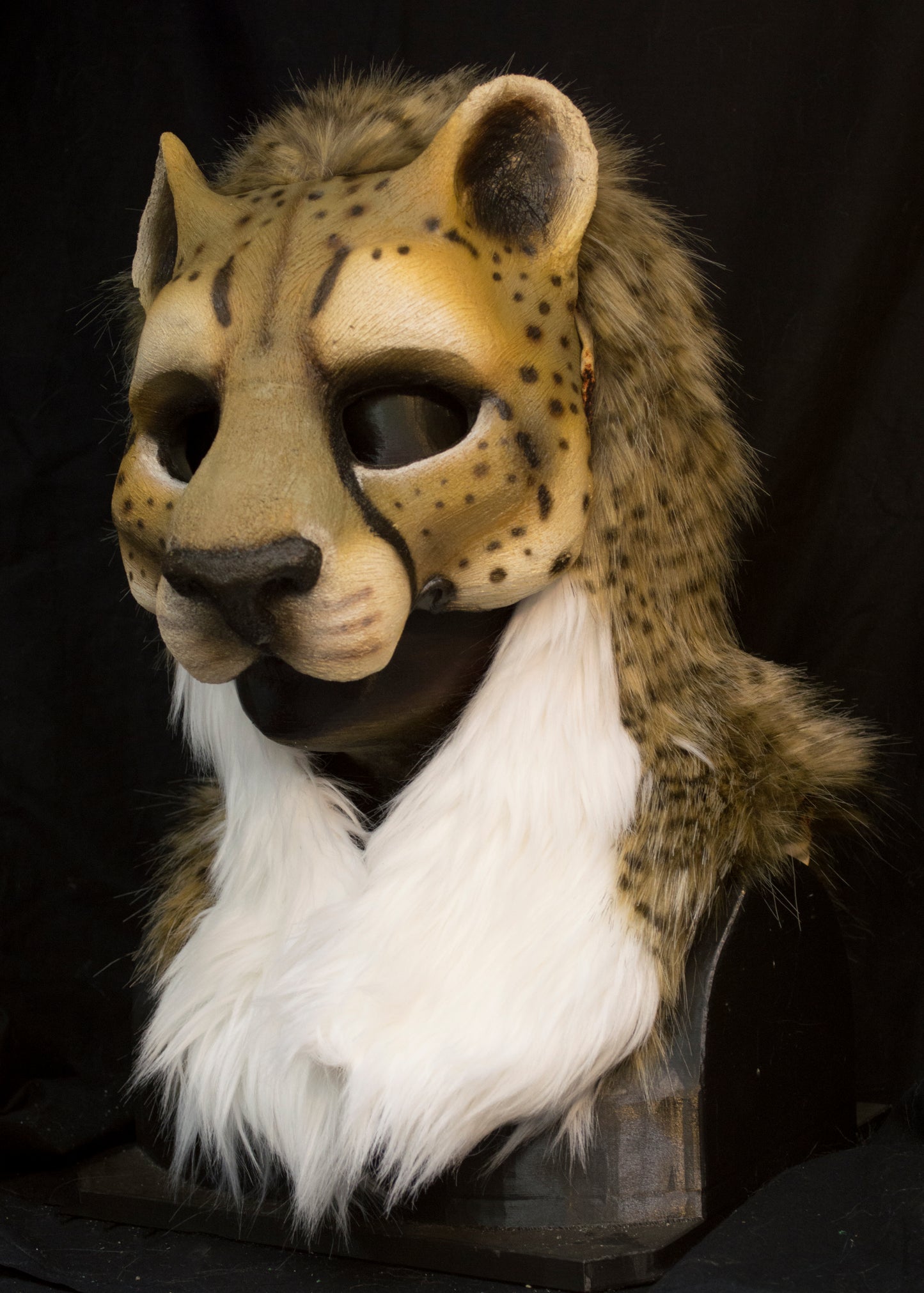 Awaykin Cheetah: Made to order combat friendly LARP half mask