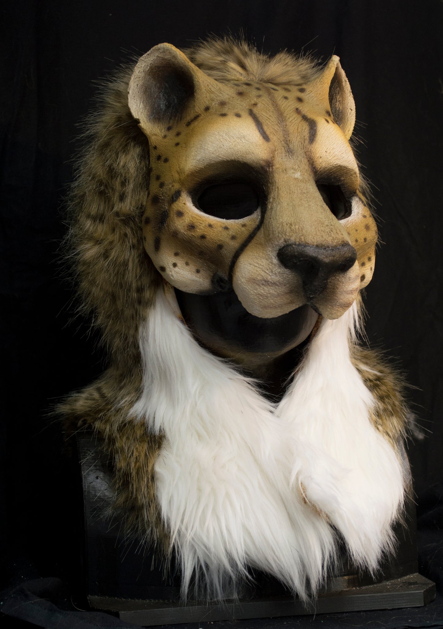 Awaykin Cheetah: Made to order combat friendly LARP half mask