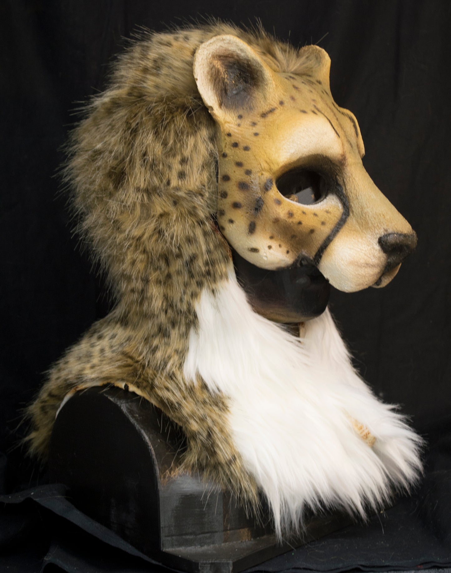 Awaykin Cheetah: Made to order combat friendly LARP half mask