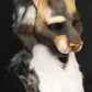 Awaykin Calico cat: Made to order combat friendly LARP half mask