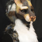 Awaykin Calico cat: Made to order combat friendly LARP half mask