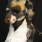 Awaykin Calico cat: Made to order combat friendly LARP half mask