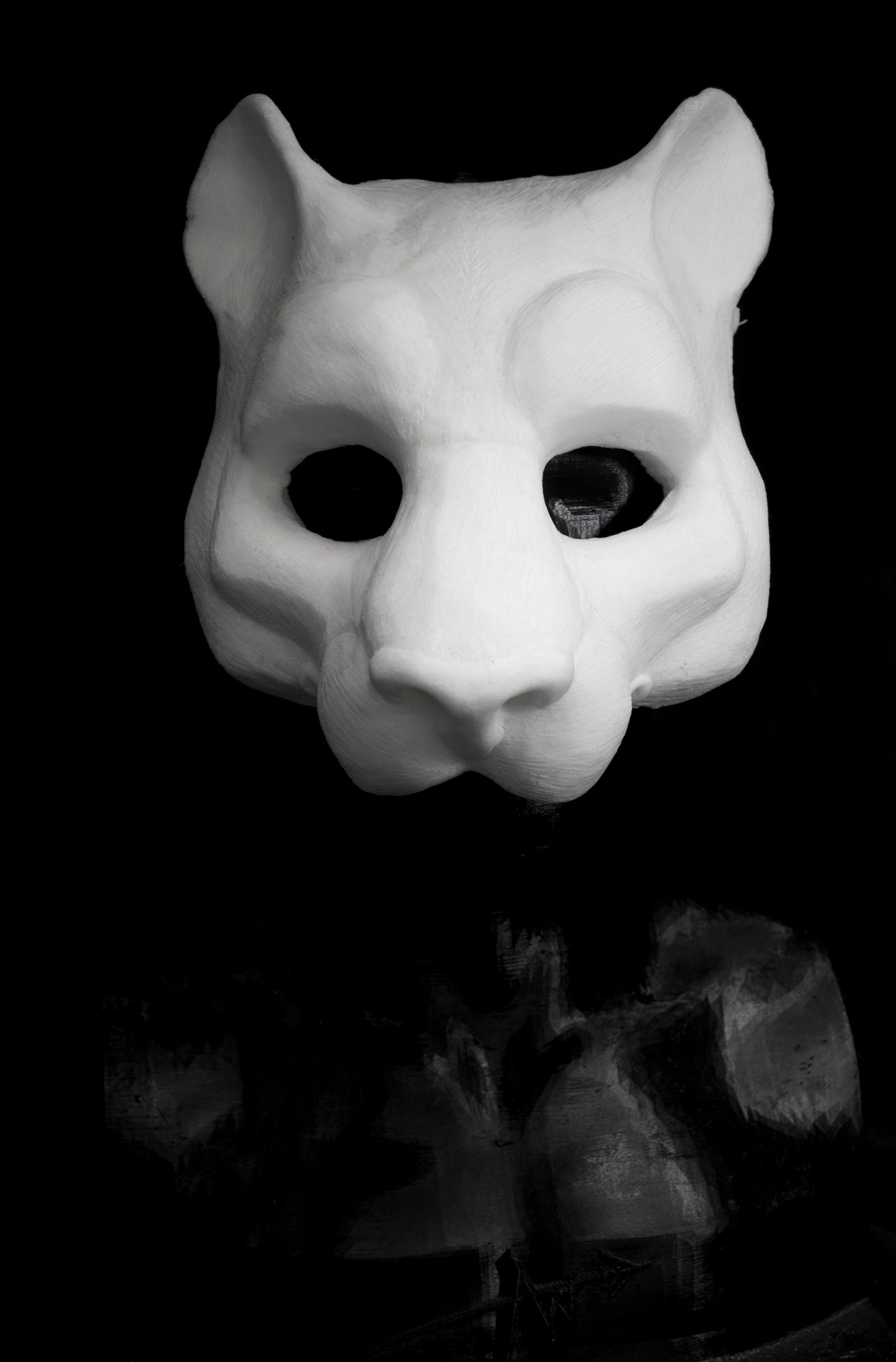 Large Feline, Lionin Mask for LARP, soft foam for safe combat