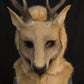 Awaykin Deer with small antlers: Made to order combat friendly LARP half mask