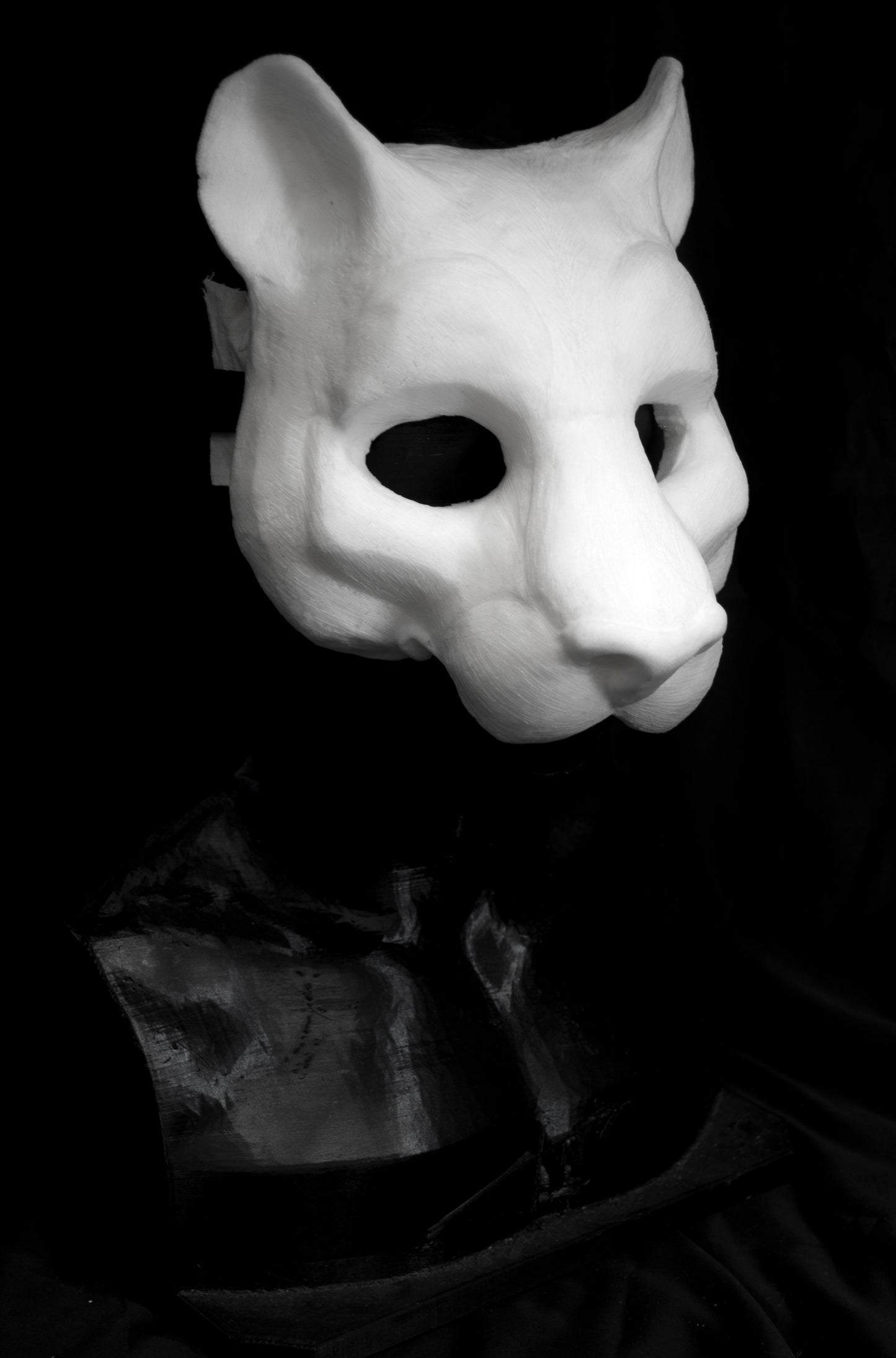 Large Feline, Lionin Mask for LARP, soft foam for safe combat