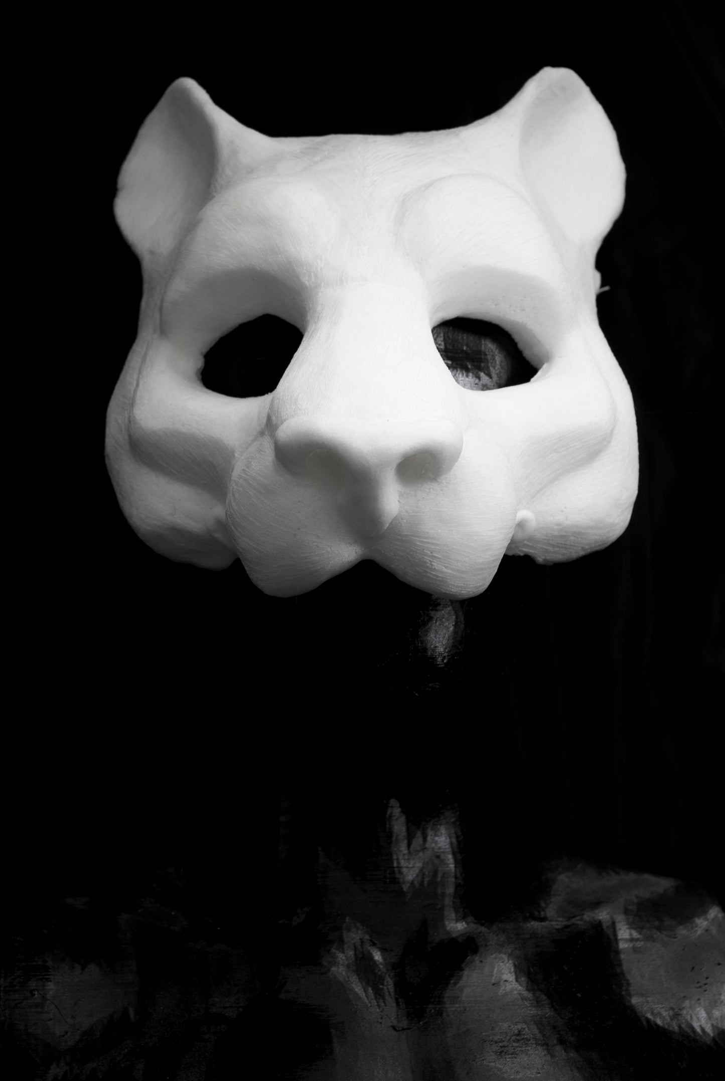 Large Feline, Lionin Mask for LARP, soft foam for safe combat