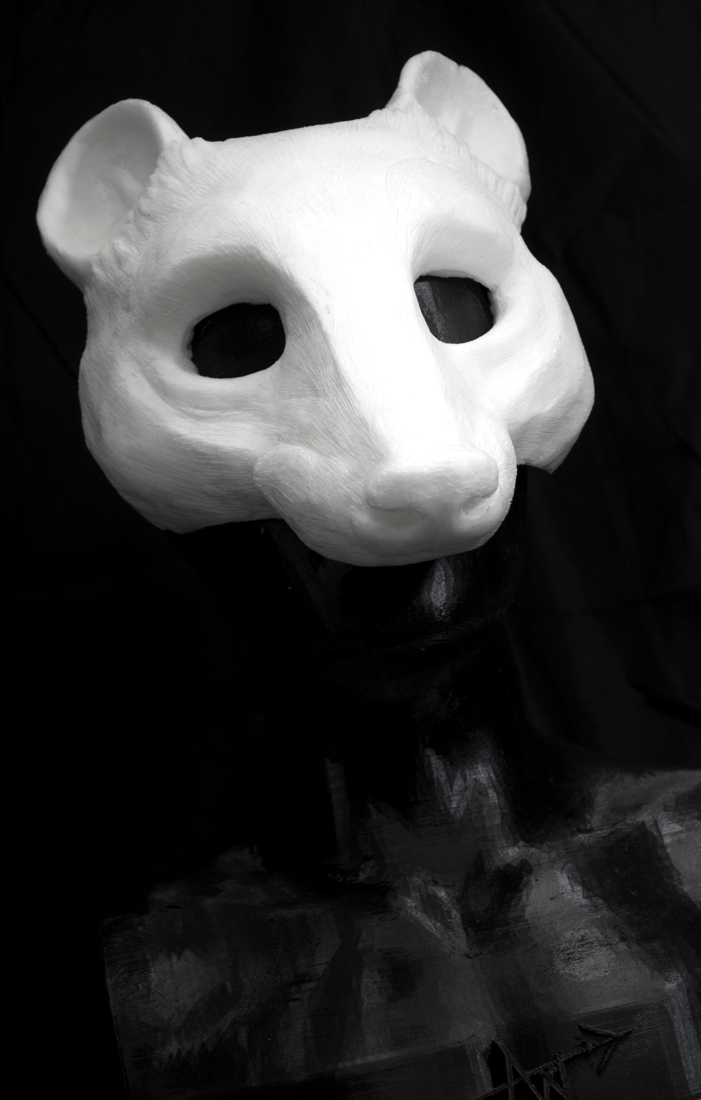 Opossum Mask for LARP, soft foam for safe combat