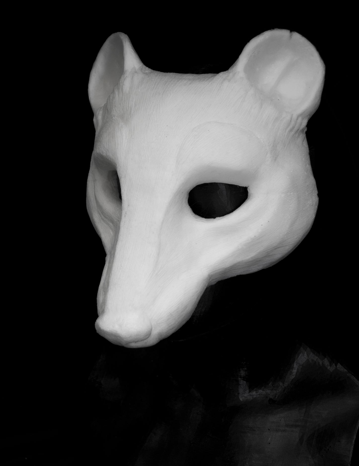 Opossum Mask for LARP, soft foam for safe combat