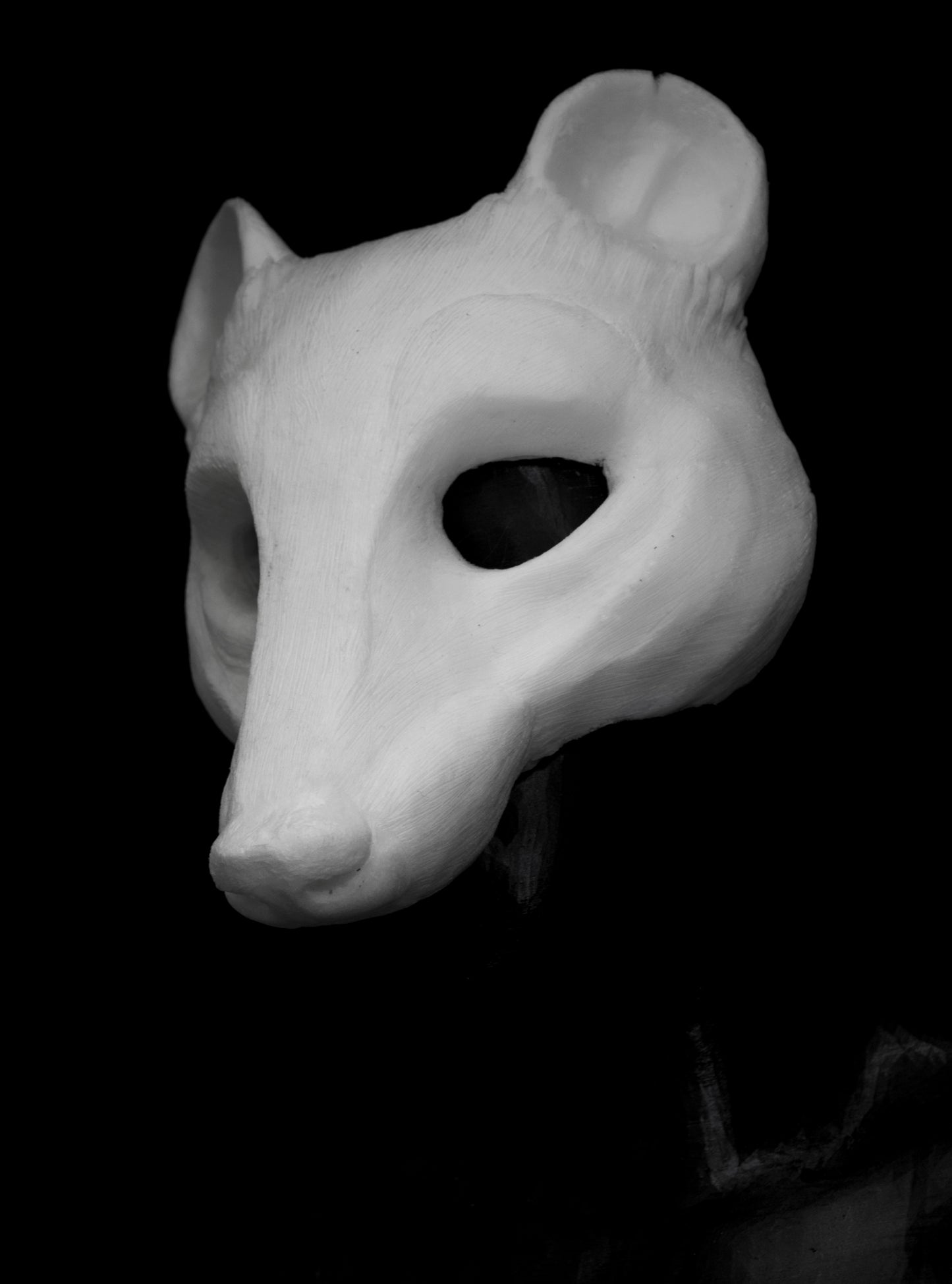Opossum Mask for LARP, soft foam for safe combat
