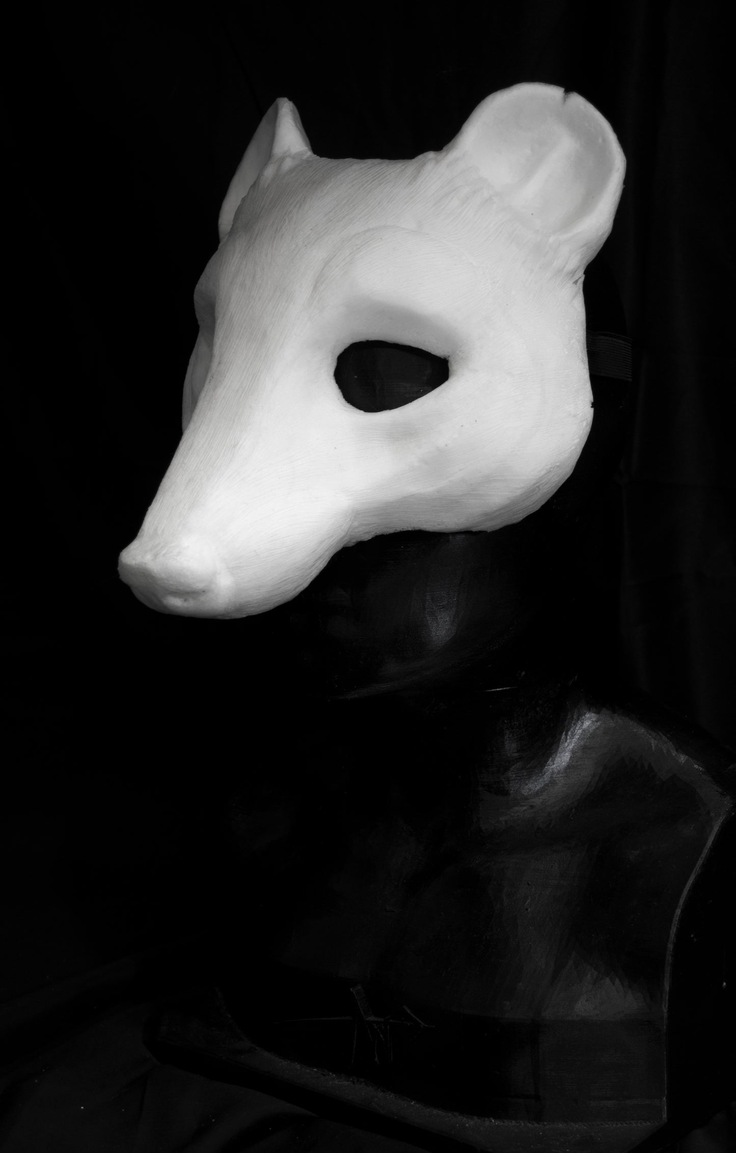 Opossum Mask for LARP, soft foam for safe combat