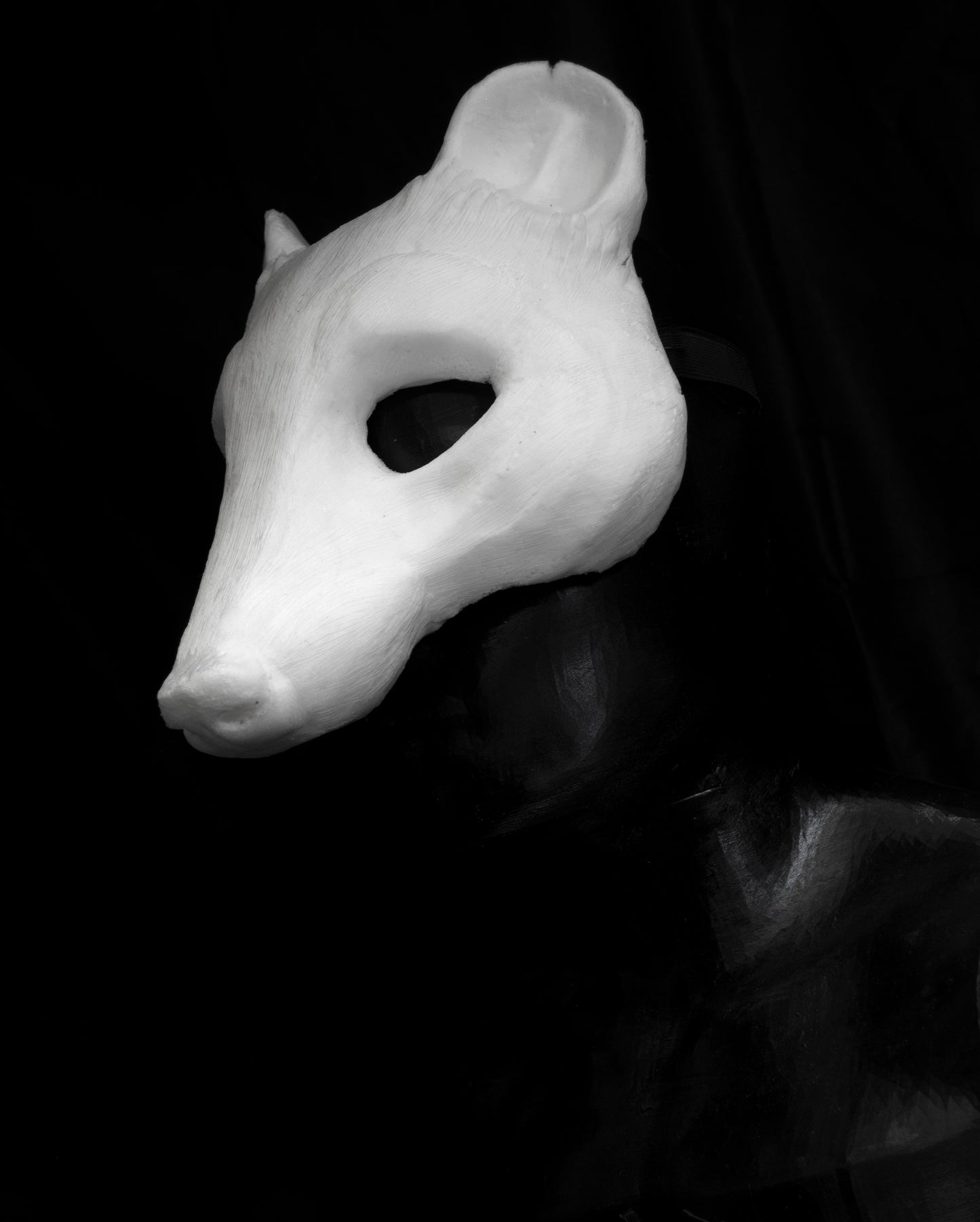 Opossum Mask for LARP, soft foam for safe combat