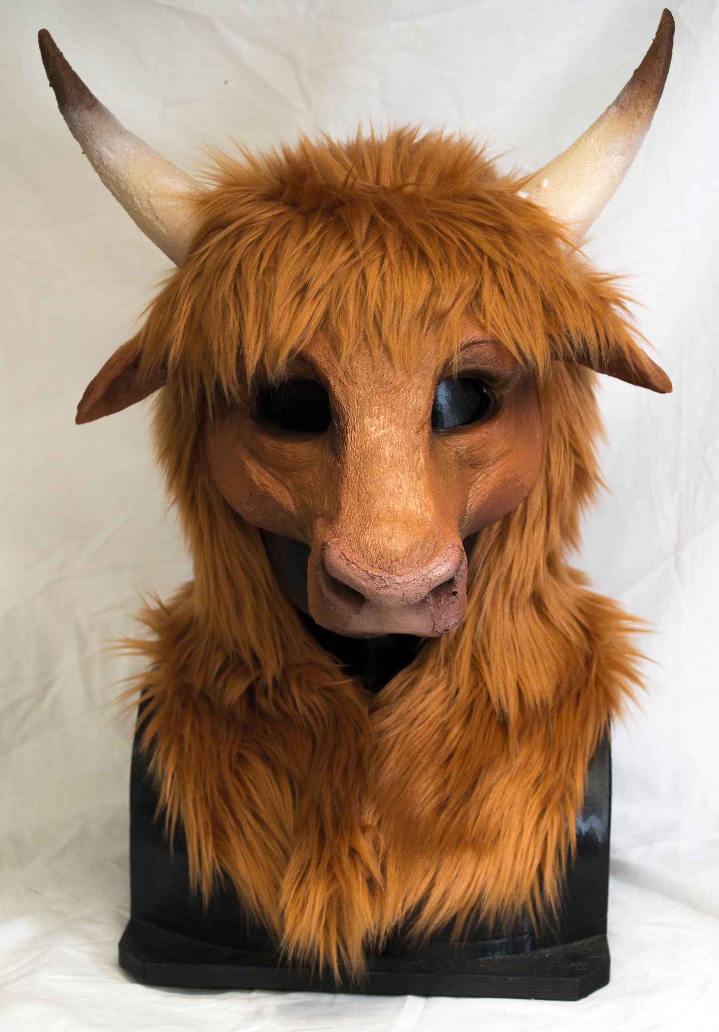 Awaykin Highland cattle Made to order combat friendly LARP half mask