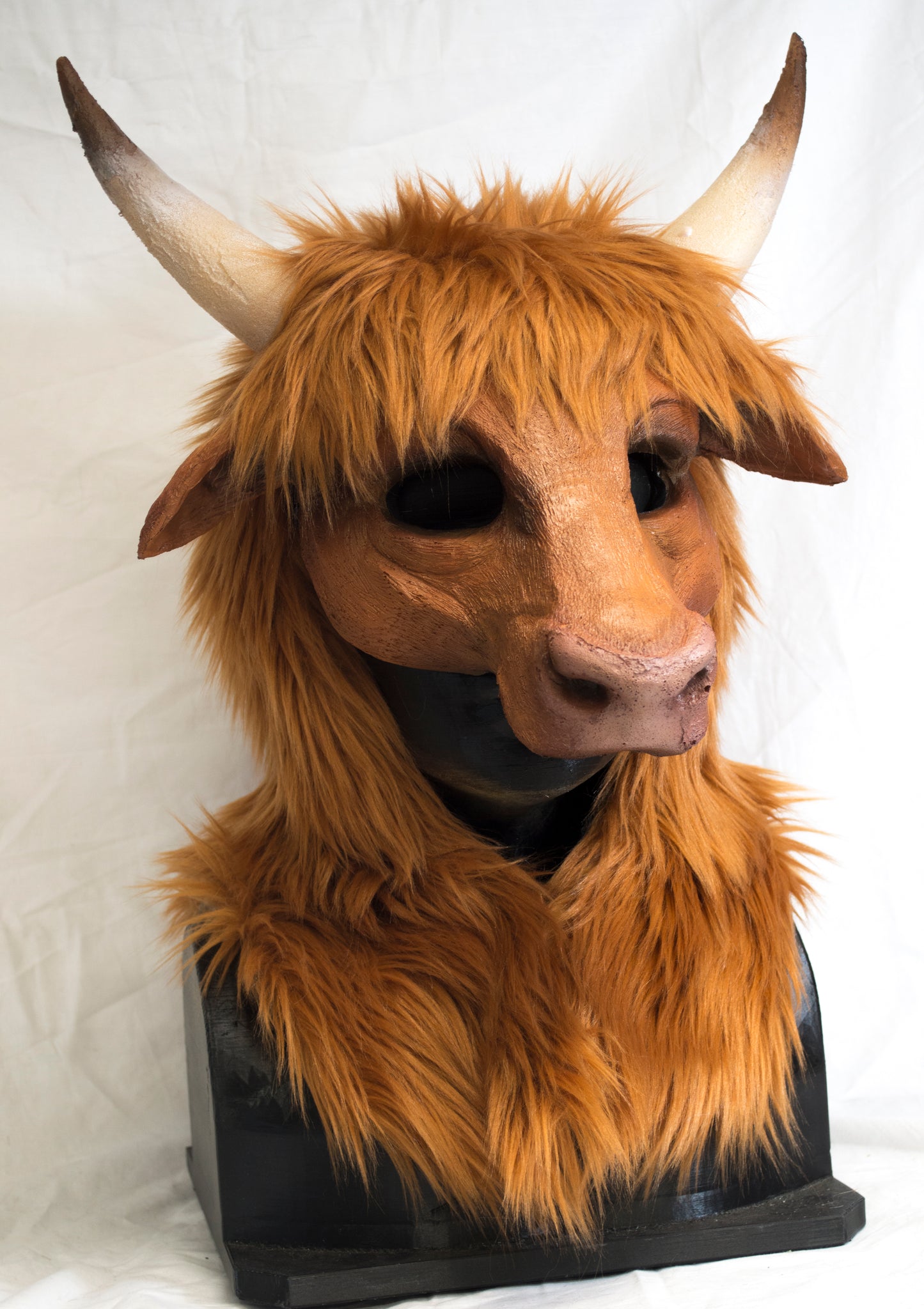 Awaykin Highland cattle Made to order combat friendly LARP half mask
