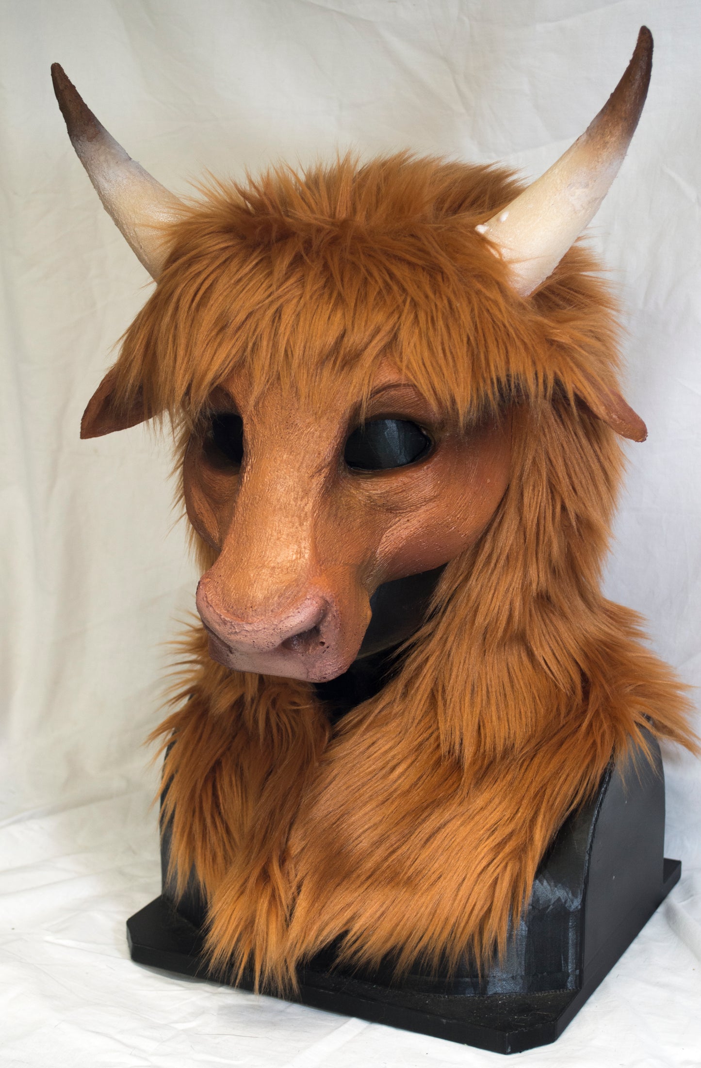 Awaykin Highland cattle Made to order combat friendly LARP half mask