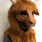Awaykin Highland cattle Made to order combat friendly LARP half mask