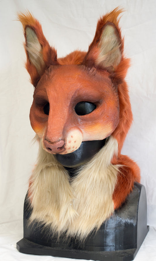 Awaykin Red Squirrel: Made to order combat friendly LARP half mask