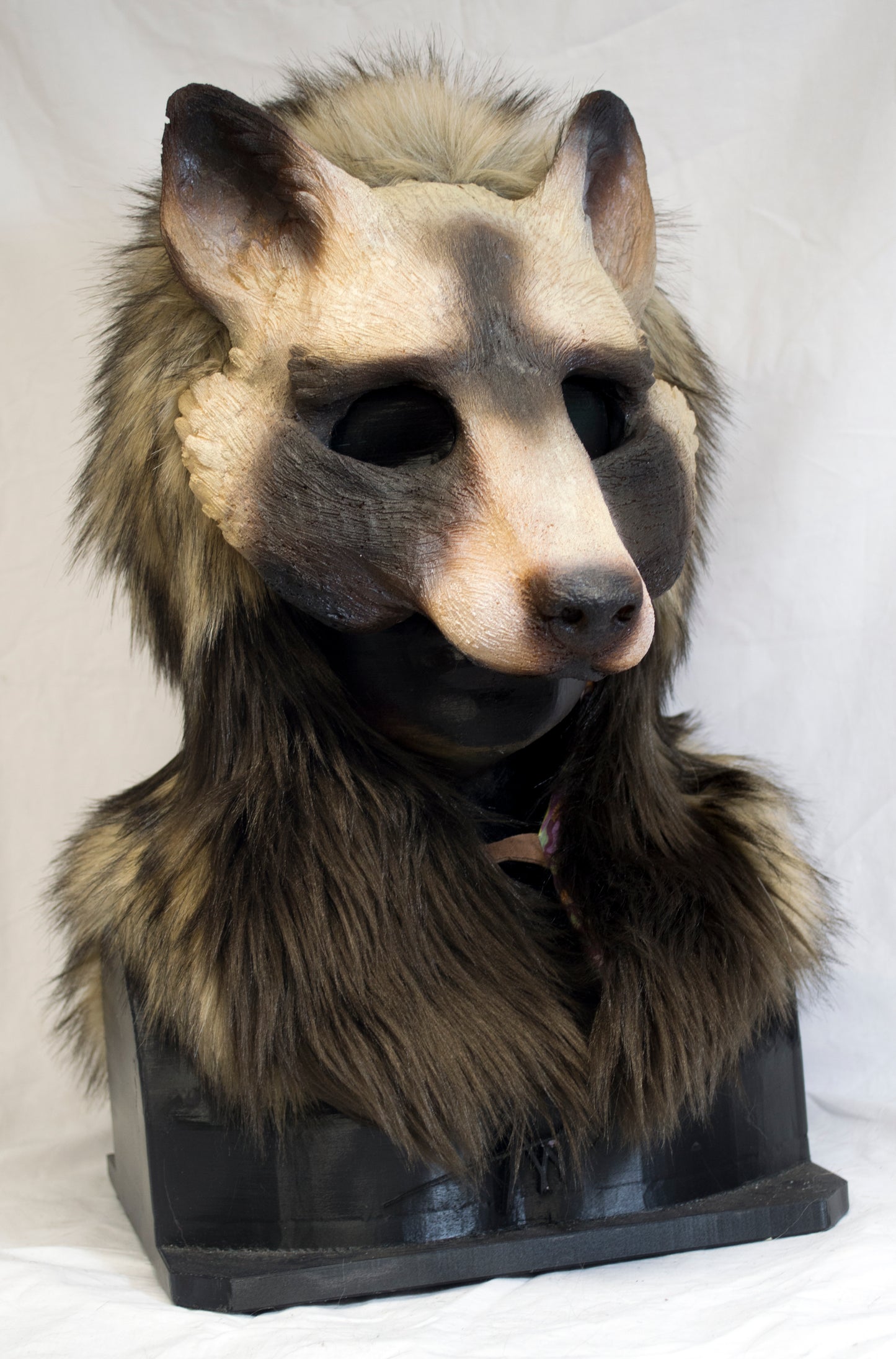 Awaykin Tanuki: Made to order combat friendly LARP half mask